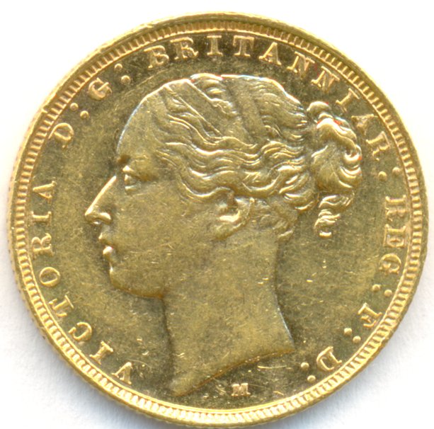 Australian Gold Coins Australian Gold Sovereign 1884 Young head of