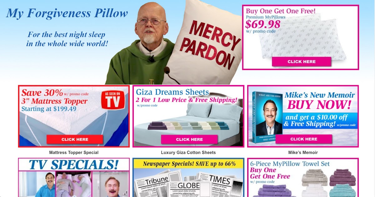 A Concord Pastor Comments My Pillow!