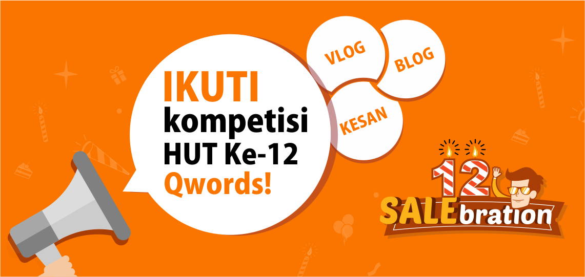 Ikuti Lomba Blog di HUT Qwors yang ke-12