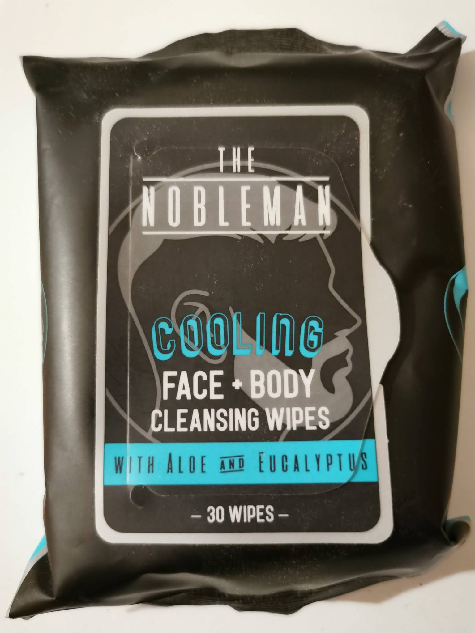The Nobleman Cooling Face and Body Cleansing Wipes (Dollar Tree)