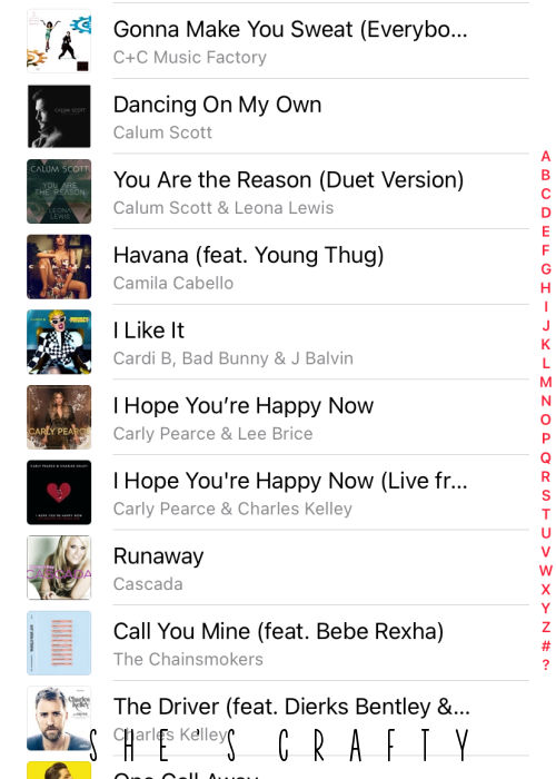 Happiness Ideas - Play entire music list on music player instead of just a play list.