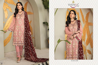 Shenyl Fab Maryam Gold Pakistani Suit catalog