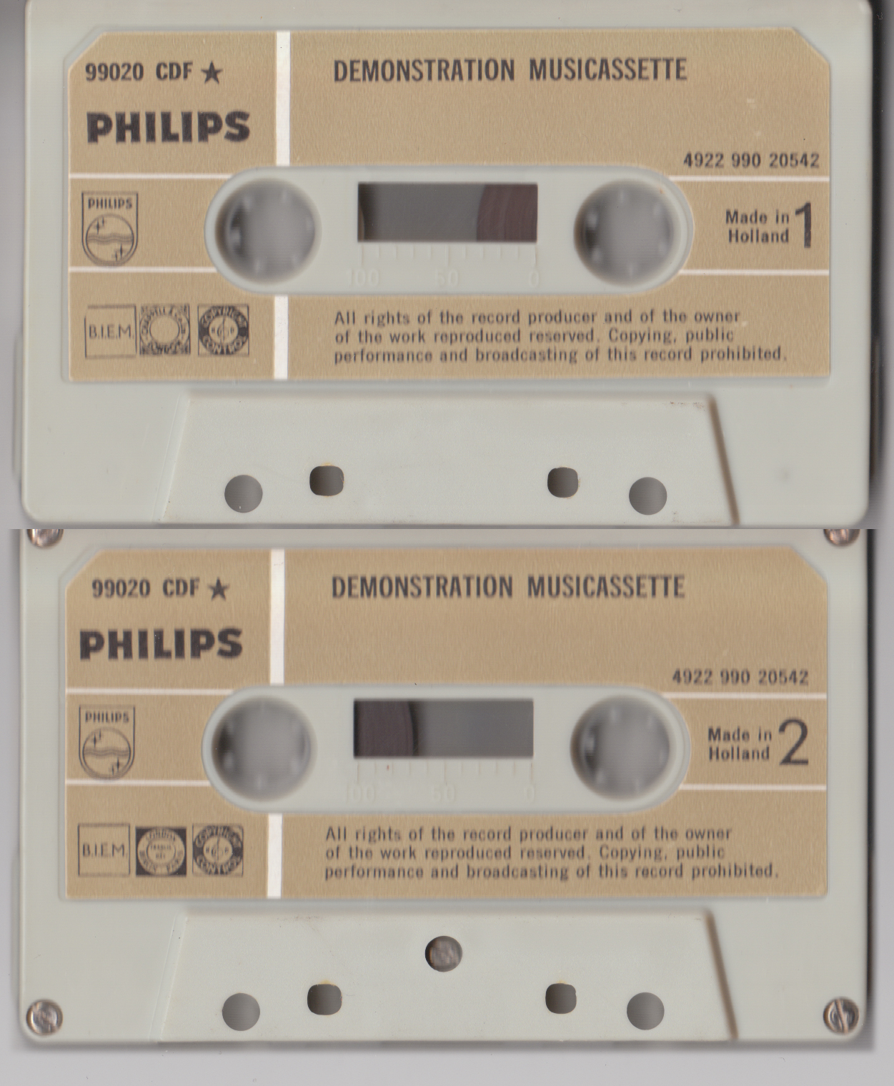Cassette Cover Art Library Cassette "Roots" .. The original Philips cassettes
