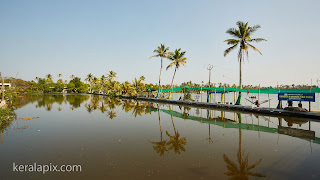 Backwaters at Matsyafed Narakkal Fish Farm, Kochi, Kerala