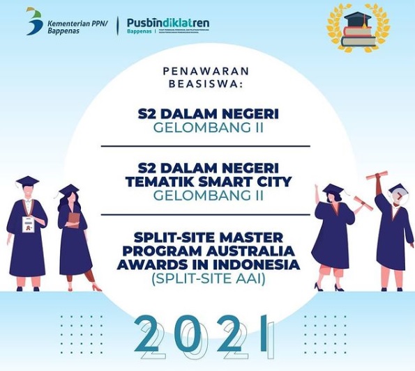 Beasiswa S2 Dalam Negeri Tahun 2021 Pusdiklatren Bappenas Ri Gelombang 2 - Pns Merah Putih