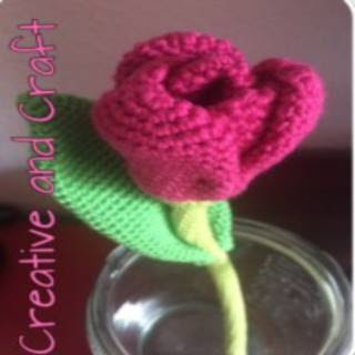 PATRON GRATIS ROSA AMIGURUMI 29689