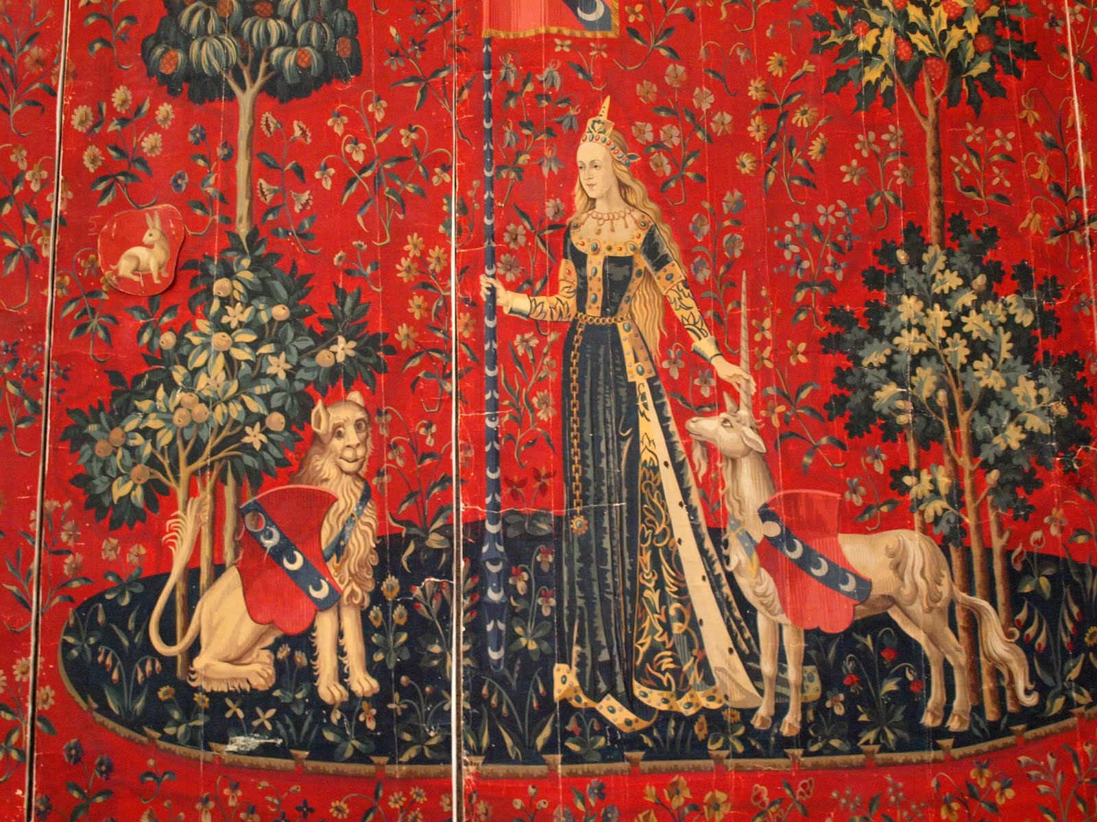 Les 6 Tapisseries De La Dame à La Licorne SCORPIONS DES ARDOISES: Un ensemble de tapisseries : La dame à la