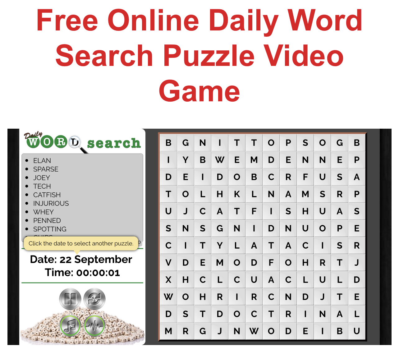 Daily Word Search - Free Online Game