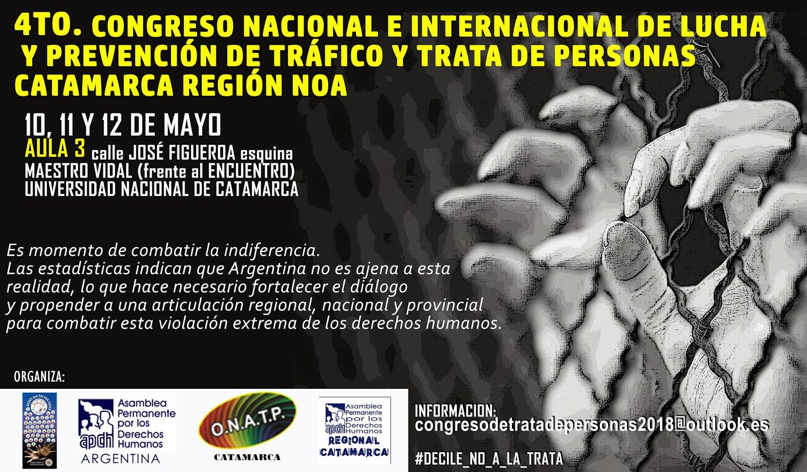 APDH y Defensoria Presentes en el 4to. Congreso contra la trata de personas!