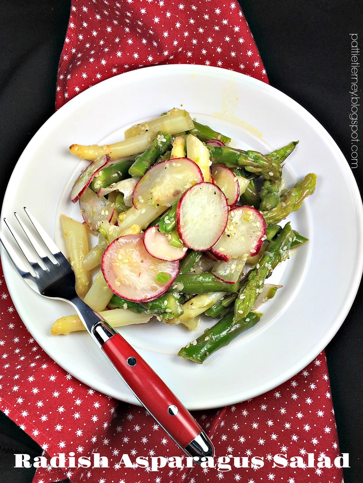 OllaPodrida Radish Asparagus Salad