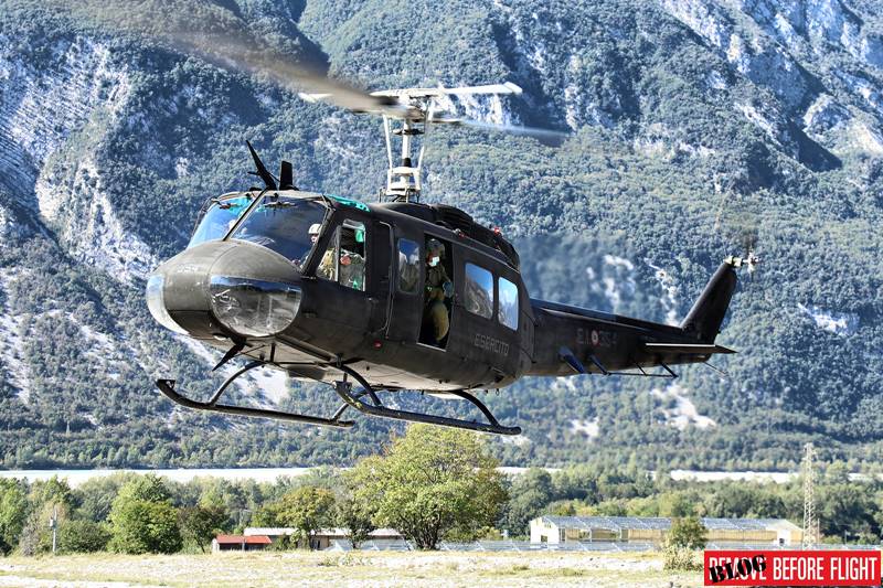 Italian Army 5th Rigel Regiment says goodbye to venerable AB205