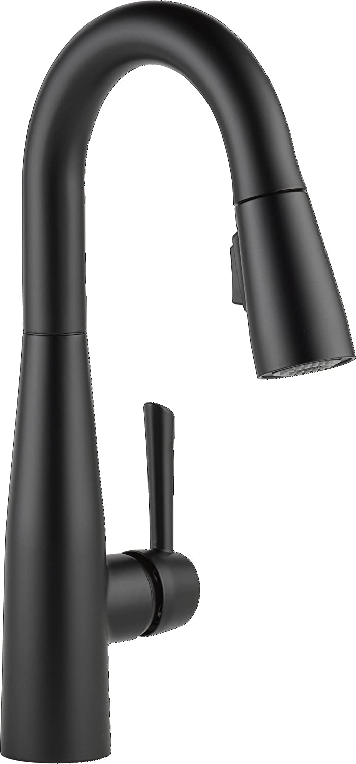 Delta Faucet Essa SingleHandle BarPrep Kitchen Sink Faucet with Pull