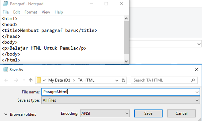Belajar HTML dan CSS Dasar Cara Membuat Template Website - Simentik