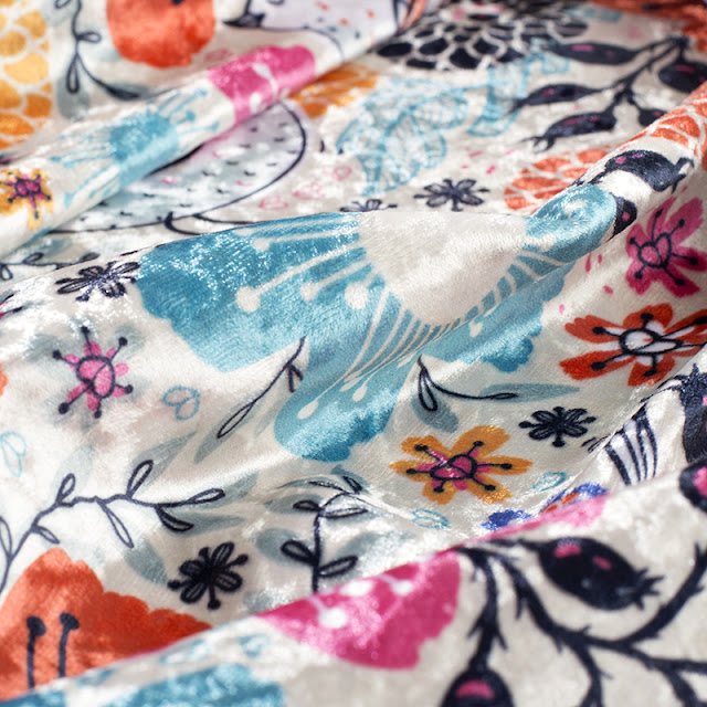 Panne de velours marbrée Velours