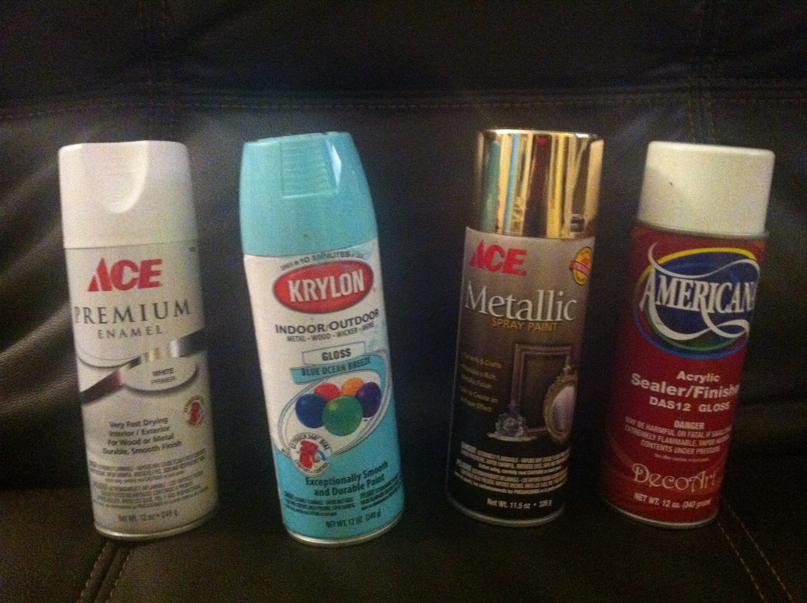 New Spray Paint Cinder Blocks for Small Space