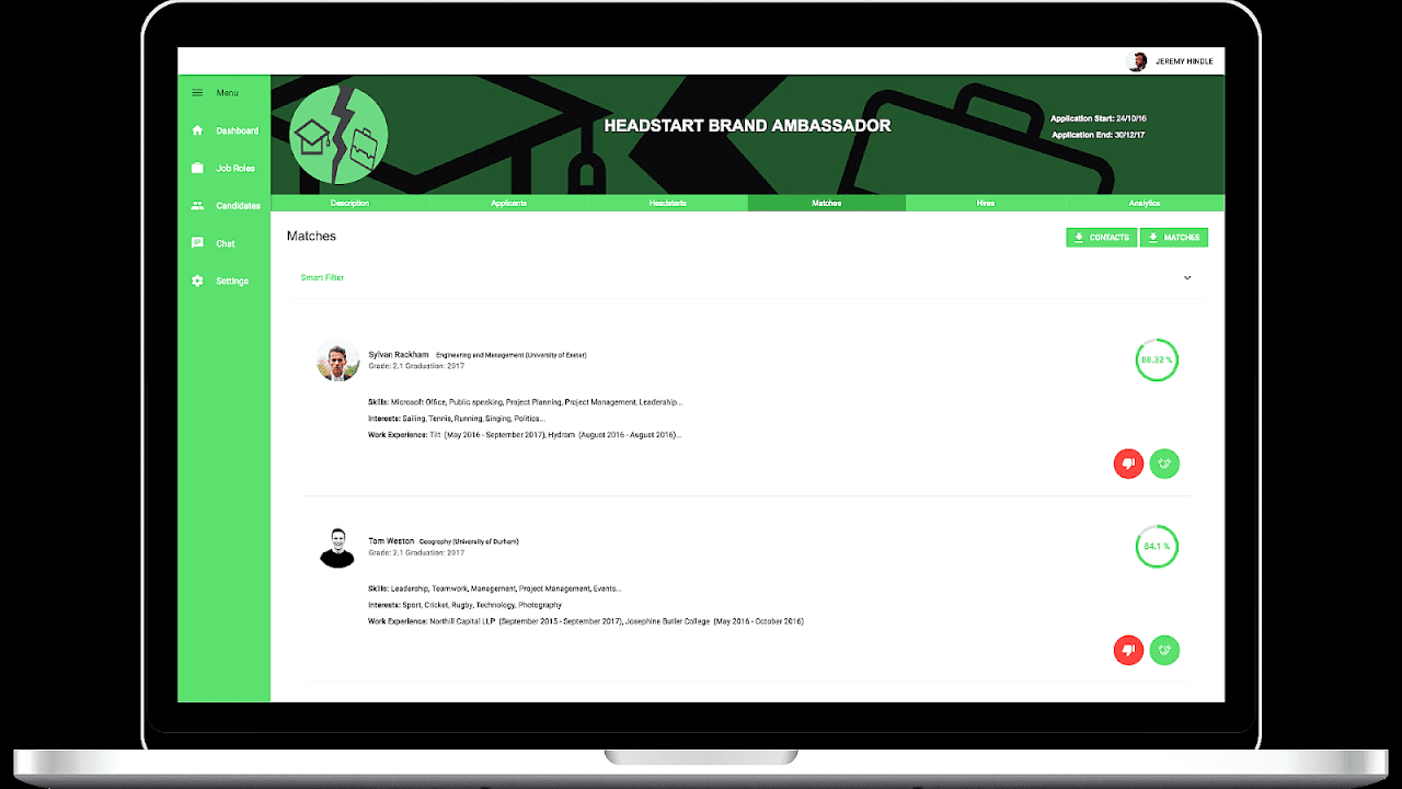 Head Start Enterprise System - Start Choices