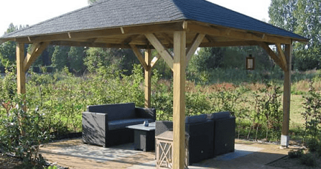 Ratgeber Katalog Gartenpavillon aus Holz selber bauen
