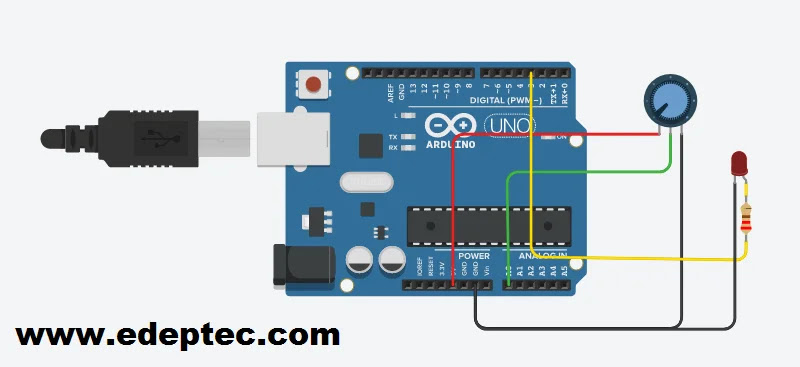 Control LED RGB con Arduino y potenciómetro – Cano electrónica