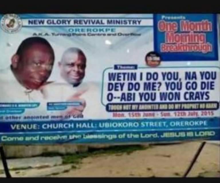 Funny Names Of Some Nigerian Churches FOW 24 NEWS