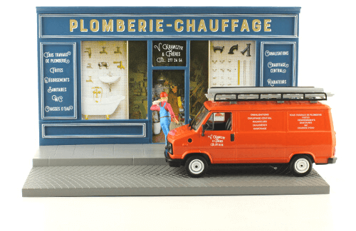les plus beaux véhicules utilitaires, citroën c25 1:43 le plombier