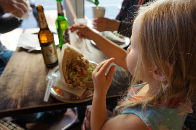 Berliinissä Döner maistuu myös lapsille