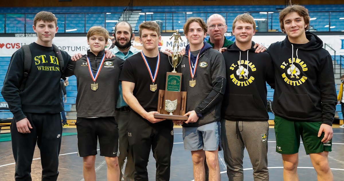 St. Edward Wrestling Four St. Edward senior wrestlers finish with over
