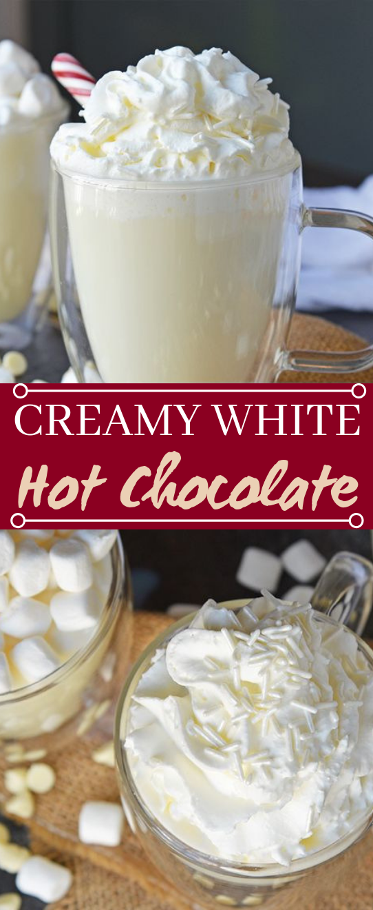 White Hot Chocolate #drinks #hotchocolate