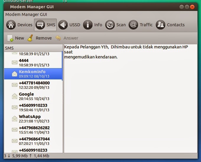 Modem Manager GUI