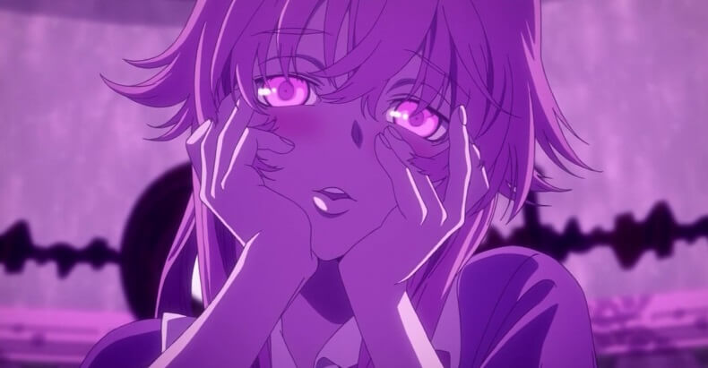 gasai yuno of mirai nikki