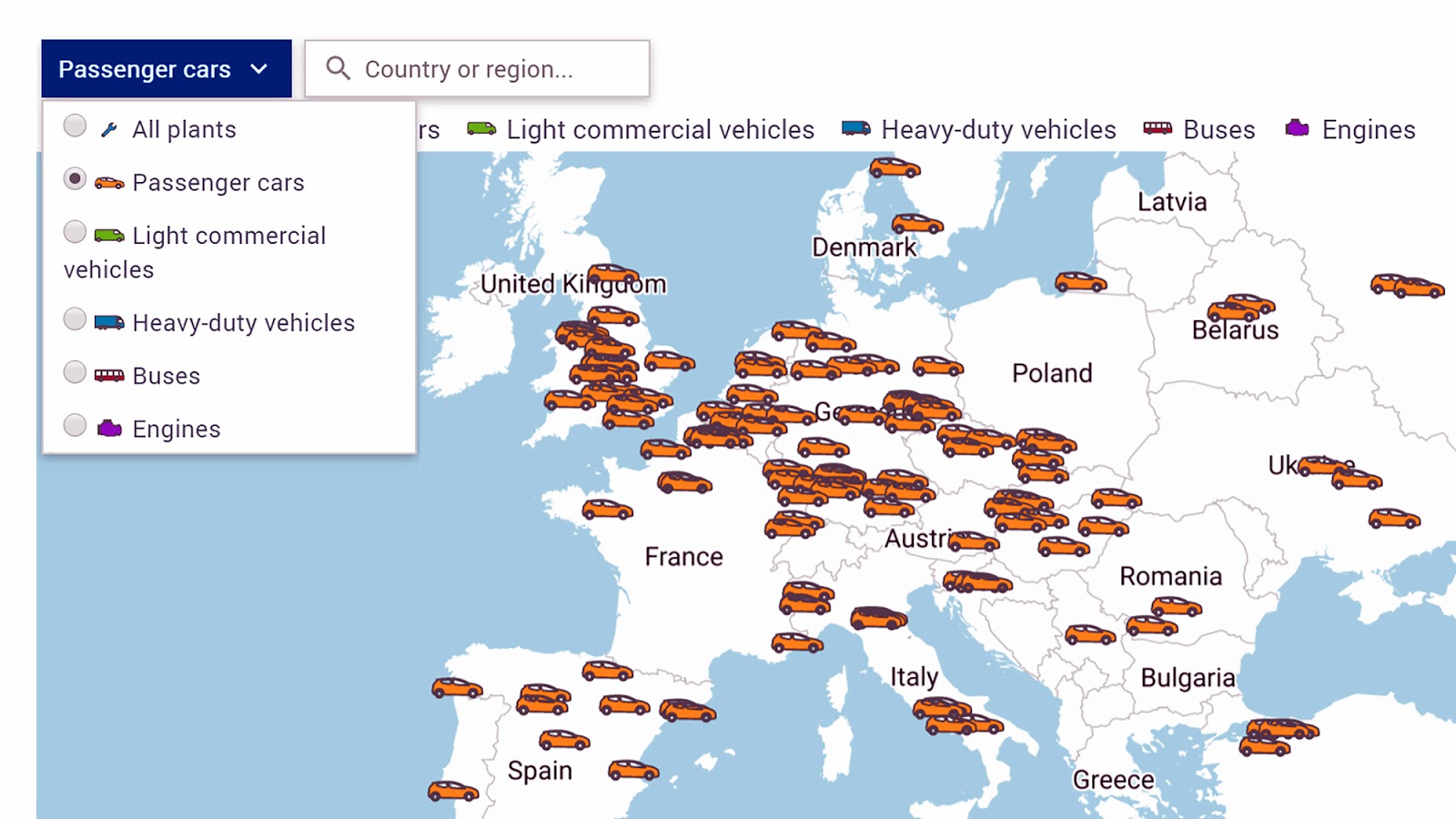 Europa já tem 298 fábricas de automóveis operando hoje