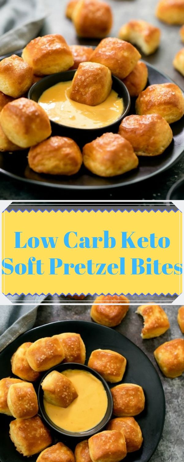 Low Carb Keto Soft Pretzel Bites CaraSmith