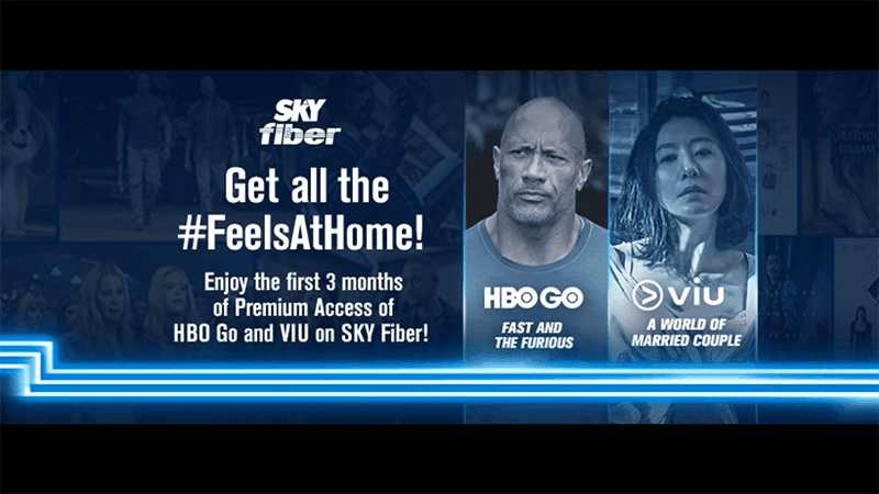 Maximize your SKY Fiber by binging on shows and movies on HBO Go and Viu