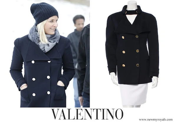 Crown Princess Mette-Marit wore VALENTINO Coat