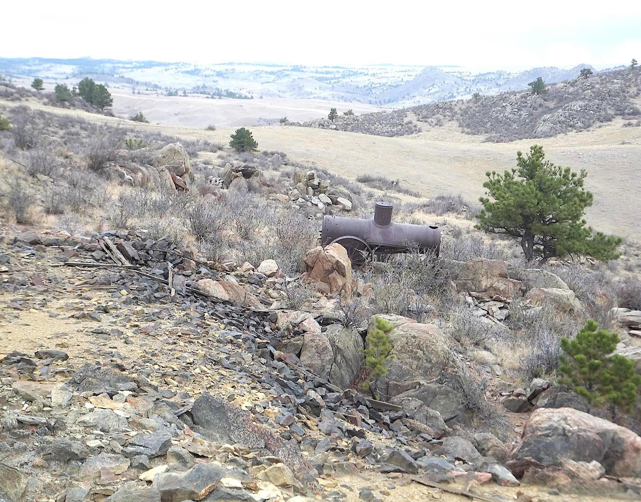 GOLD at the COPPER KING GoldCopper Mine near Cheyenne, Wyoming