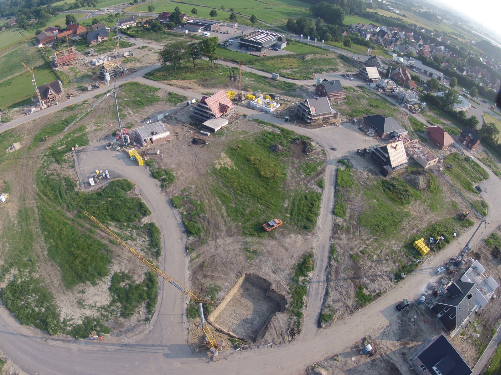 Ralf & Natalie's Baublog: Fortschritte im Baugebiet