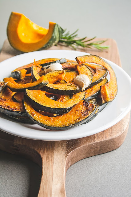 Zucca al forno con buccia