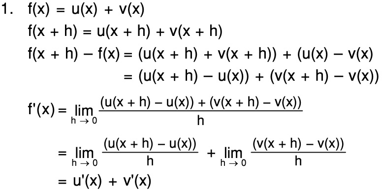 Turunan Fungsi Y F X Dapat Dicari Menggunakan Limit Yaitu Y Limh 0 F X H F X H Mas Dayat