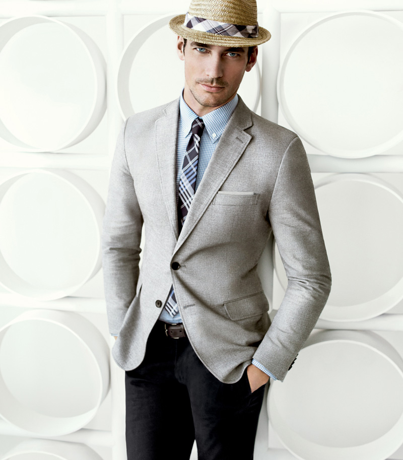 David Gandy Source David Gandy for Banana Republic