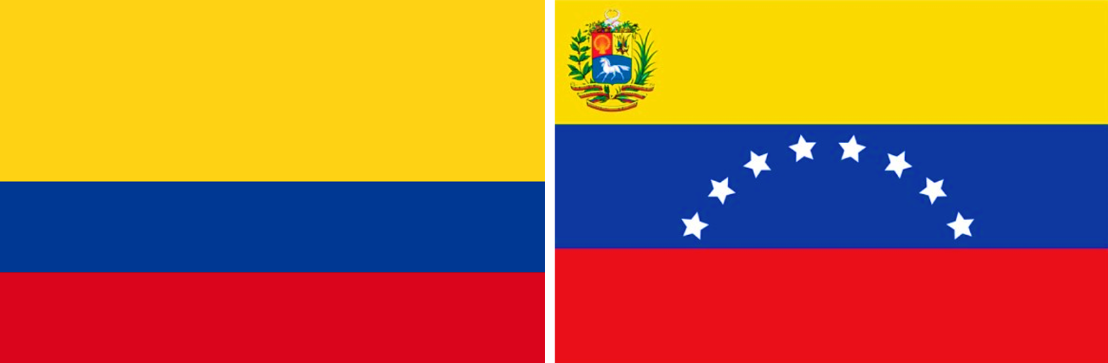 Bandera de colombia y venezuela