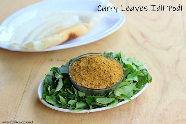 Curry Leaves Idli Podi