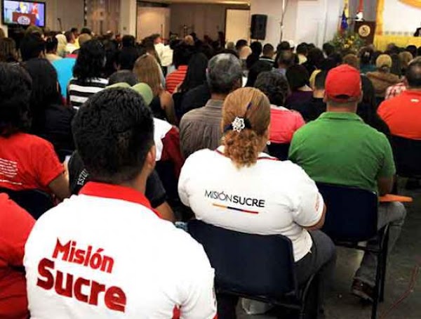 Misión Sucre cuenta con 1.077 aldeas universitarias a nivel nacional Misión Sucre cuenta con 1.077 aldeas universitarias a nivel nacional