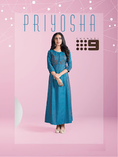 Channel 9 Priyosha Reyon Long kurtis Collection