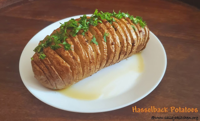 images of How To Make Hasselback Potatoes? Hasselback Potatoes Recipe / Hasselback Potatoes