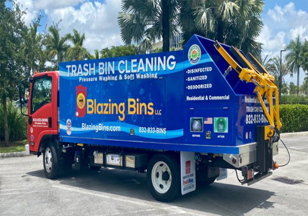 SB4PTO trash can cleaning trucks