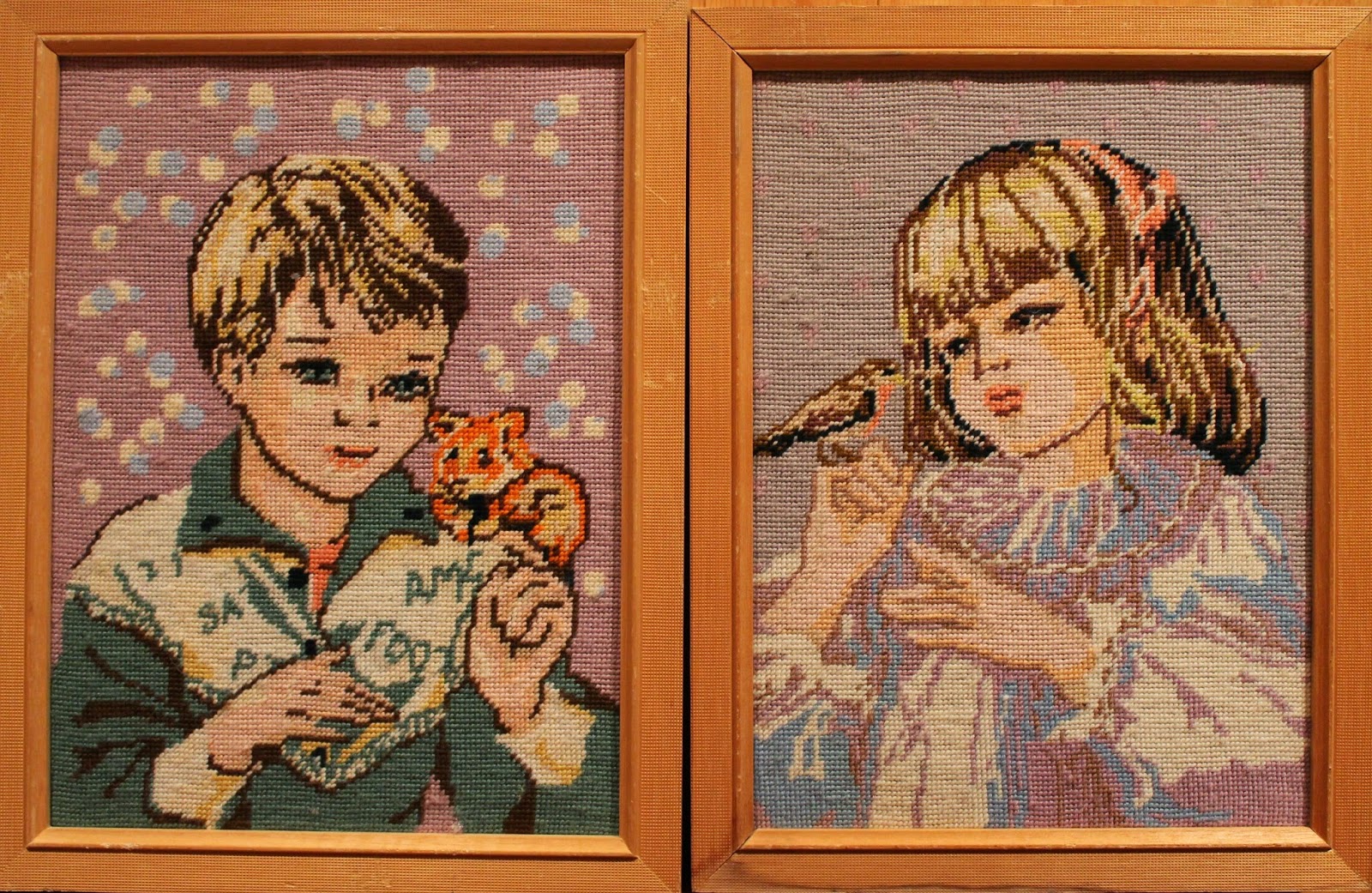 A Little Bit of Everything I Used to Do Needlepoint!