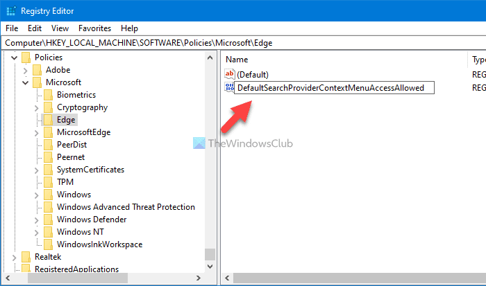 Cómo agregar o eliminar el panel de búsqueda de la barra lateral en Microsoft Edge