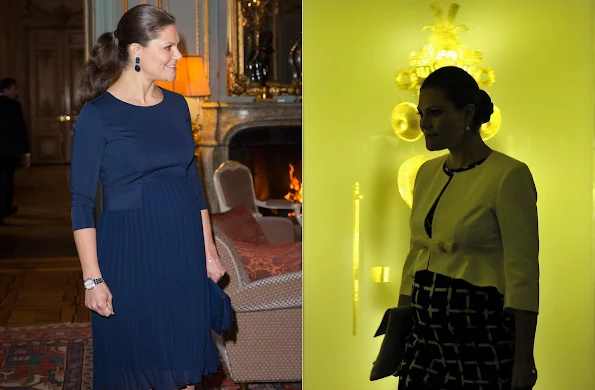 Princess Sofia Hellqvist of Sweden wore Seraphine maternity Dress and Coat