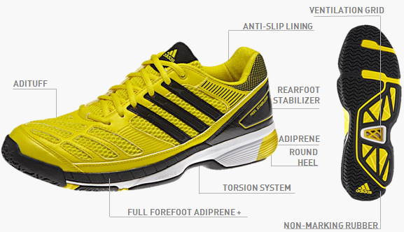 kasut badminton adidas
