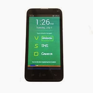 Panasonic T41 Black Smartphone with Android KITKAT