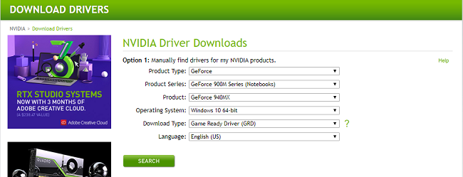 search_nvidia_device_driver